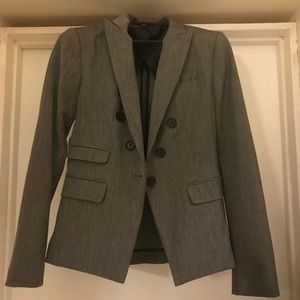 Express gray suit jacket